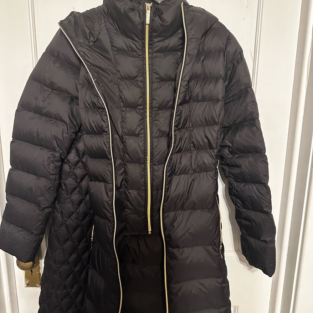 Women’s Black Michael Kors Large packable coat